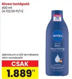 Spar Nivea testápoló ajánlat