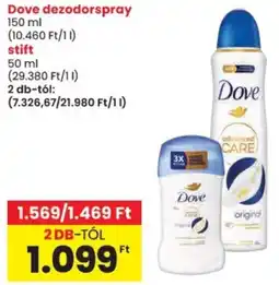 Spar Dove dezodorspray, stift ajánlat