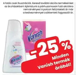 Spar Vanish termék ajánlat
