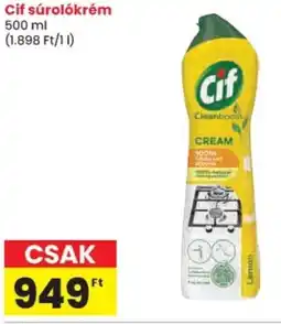 Spar Cif súrolókrém ajánlat