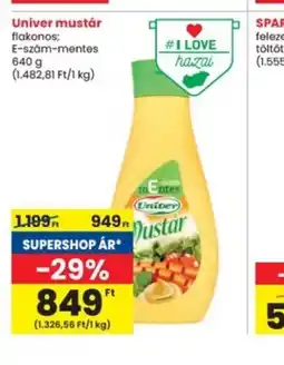 Interspar Univer mustár ajánlat