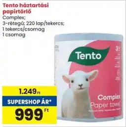 Spar Tento háztartási papírtörlő ajánlat