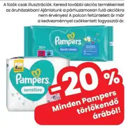 Spar Pampers törlőkendő ajánlat