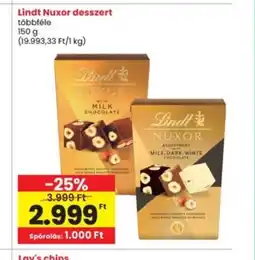 Interspar Lindt Nuxor desszert ajánlat