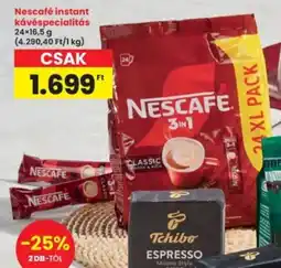 Interspar Nescafé instant kávéspecialitás ajánlat