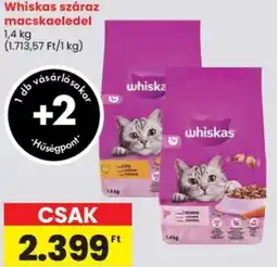Spar Whiskas száraz macskaeledel ajánlat