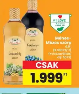 Interspar Méhes-Mézes szörp ajánlat