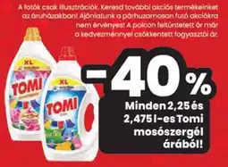 Spar Tomi mosószergél ajánlat