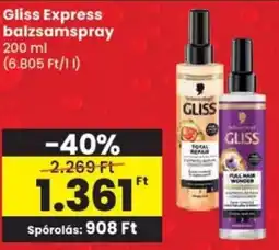 Spar Gliss Express balzsamspray ajánlat