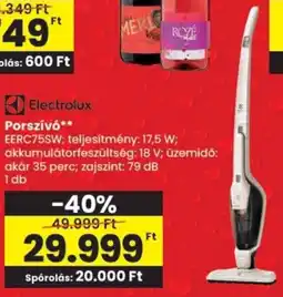 Spar Electrolux Porszívó EERC75SW ajánlat