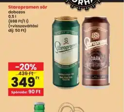 Interspar Staropramen sör ajánlat