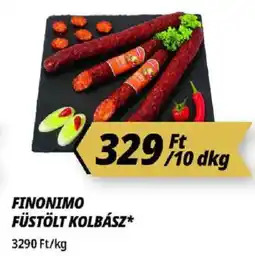 Príma Finonimo füstölt kolbász ajánlat