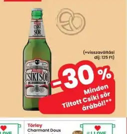 Interspar Csíki Sör ajánlat