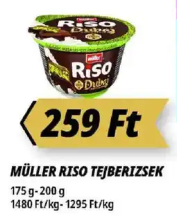 Príma Müller Riso tejberizsek ajánlat