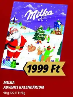 Príma Milka adventi kalendárium ajánlat