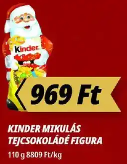 Príma Kinder mikulás tejcsokoládé figura ajánlat