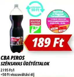 Príma Cba piros szénsavas üdítőitalok ajánlat