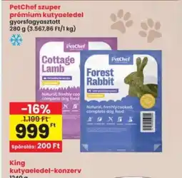 Interspar PetChef szuper prémium kutyaeledel ajánlat