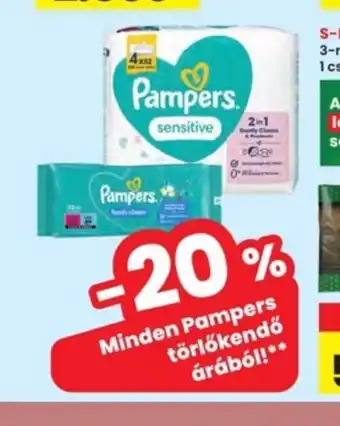 Interspar Pampers törlőkendő ajánlat