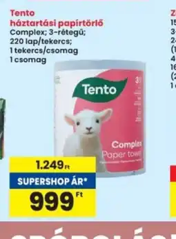 Interspar Tento háztartási papírtörlő ajánlat