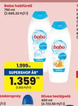Interspar Baba habfürdő ajánlat