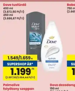 Interspar Dove tusfürdő ajánlat