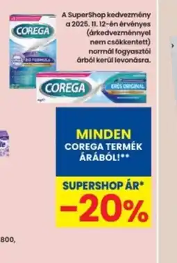Interspar COREGA TERMÉK ajánlat