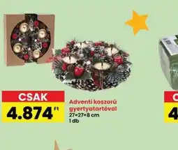 Interspar Adventi koszorú ajánlat