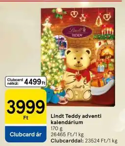 Tesco LINDT TEDDY ADVENTI KALENDÁRIUM ajánlat