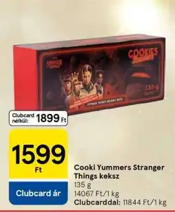 Tesco Cooki Yummers Stranger Things keksz ajánlat