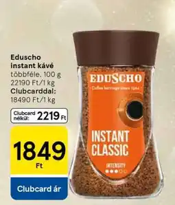 Tesco EduScho instant kávé ajánlat