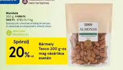 Tesco Mandula ajánlat