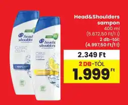 Spar HEAD & SHOULDERS Sampon ajánlat