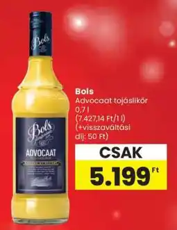Spar Bols Advocaat tojáslikőr ajánlat