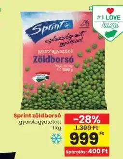 Spar Sprint zöldborsó ajánlat