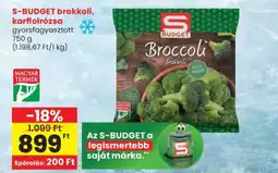Spar S-BUDGET brokkoli, karfiolrózsa ajánlat