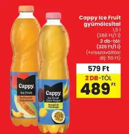Spar Cappy Ice Fruit gyümölcsital ajánlat