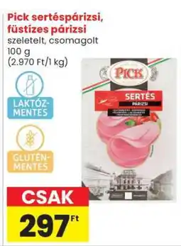 Spar Pick sertéspárizsi, füstízes párizsi ajánlat