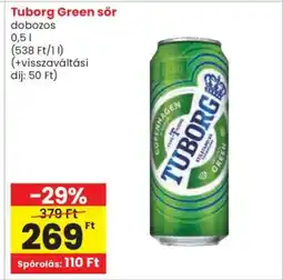 Spar Tuborg Green sör ajánlat