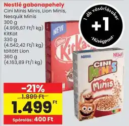 Spar NESTLÉ Gabonapehely ajánlat