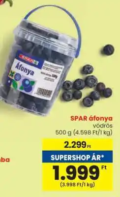 Spar SPAR áfonya vödrös ajánlat