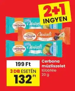 Spar CERBONA Müzliszelet ajánlat