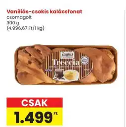 Spar Vaníliás-csokis kalácsfonat ajánlat