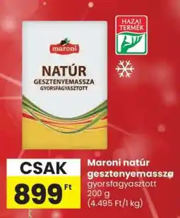 Spar Maroni natúr gesztenyemassza ajánlat