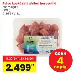 Spar Pelso kockázott afrikai harcsafilé ajánlat