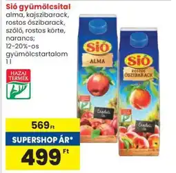 Spar Sió gyümölcsital ajánlat