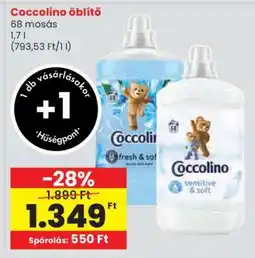 Spar Coccolino Öblítő ajánlat