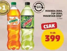 PENNY MIRINDA ZERO, 7UP ZERO, MOUNTAIN DEW ajánlat
