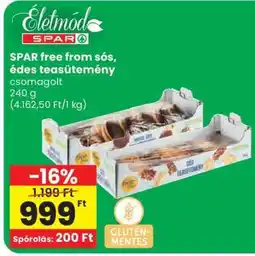 Spar SPAR free from sós, édes teasütemény ajánlat