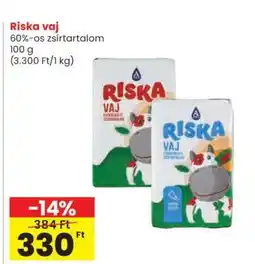 Spar RISKA VAJ ajánlat